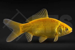 Goldfisch "zitronengelb" (Carassius auratus)