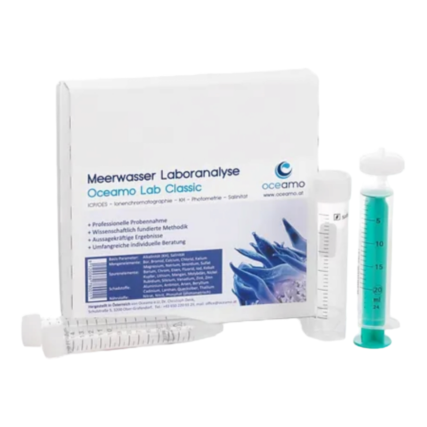 Oceamo ICP Classic Meerwasser Laboranalyse
