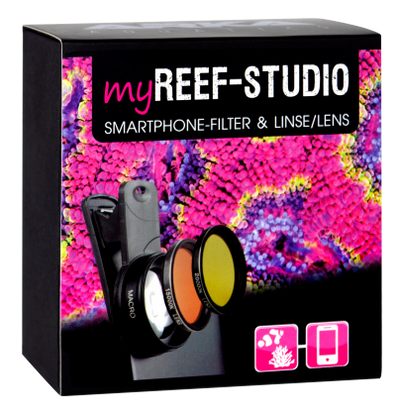 myReef-Studio - Smartphone Farbfilter & Makro-Linse