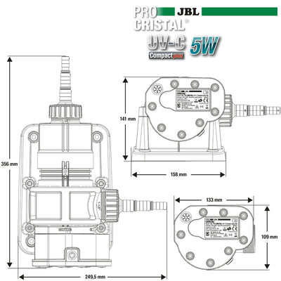 JBL PROCRISTAL UV-C Compact plus 5W