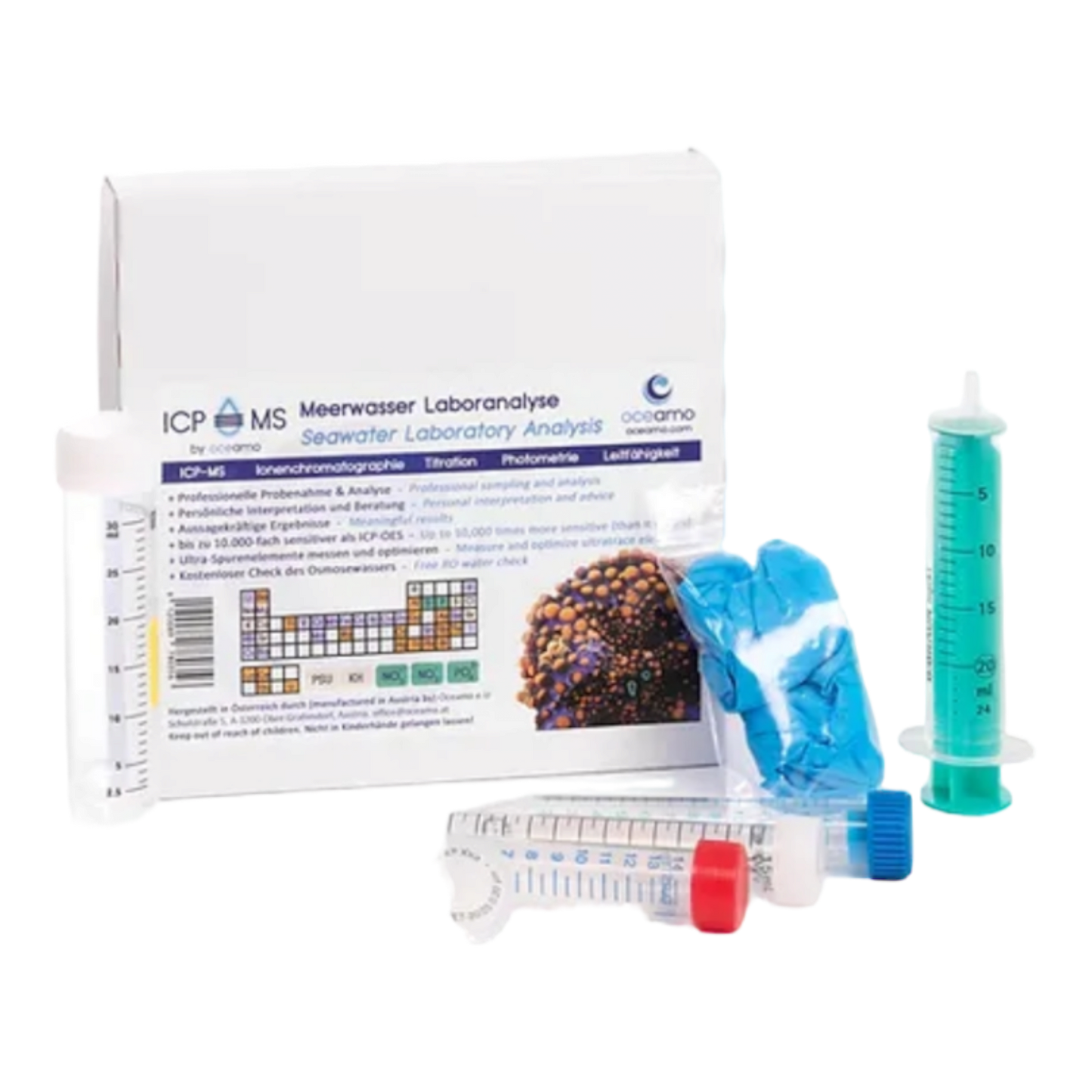 Oceamo ICP-MS Meerwasser Laboranalyse