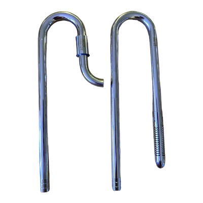 BLAU Stainless Inflow and Outflow for 12/16mm