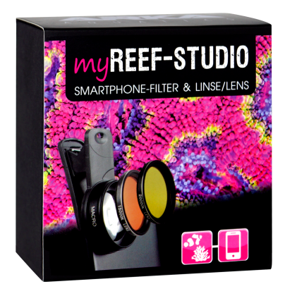 myReef-Studio - Smartphone Farbfilter & Makro-Linse