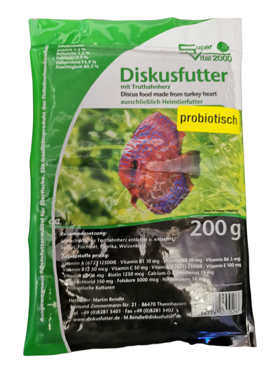 Diskusfutter mit Truthahnherz